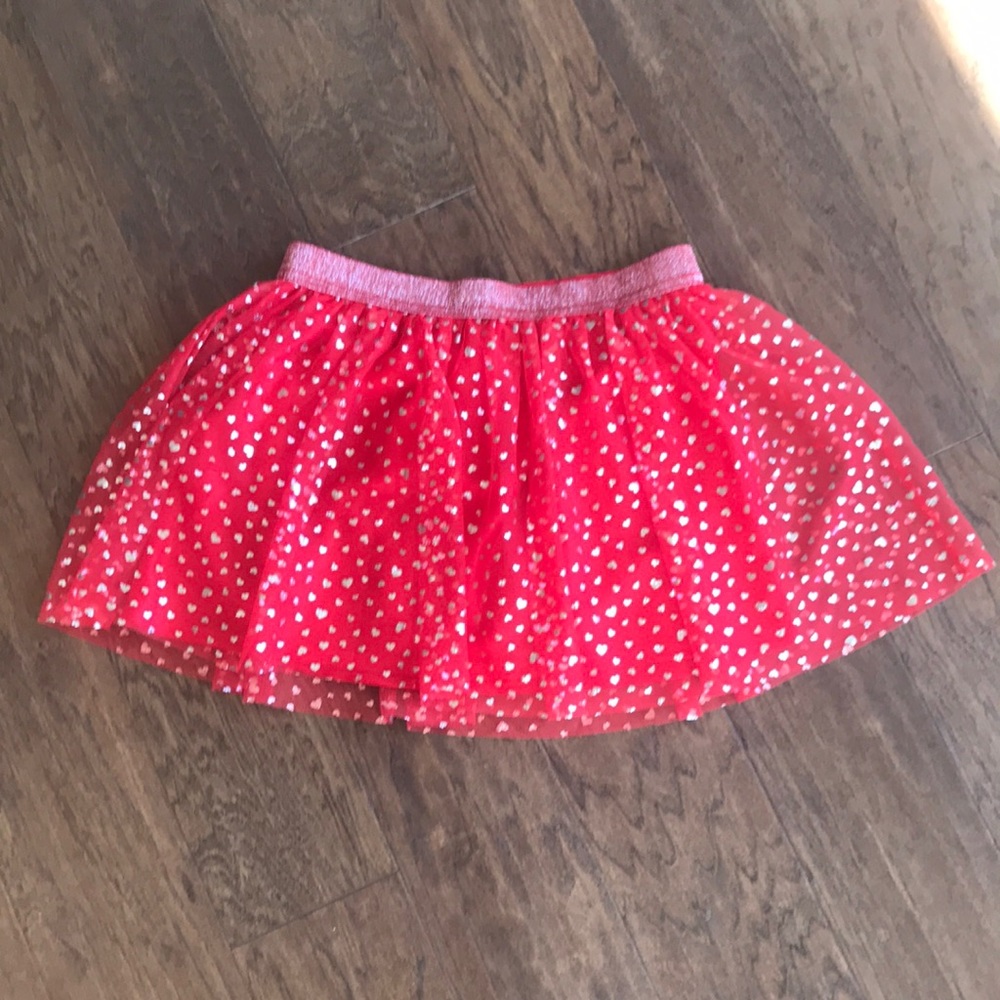 Valentine Hearts Tulle Skirt